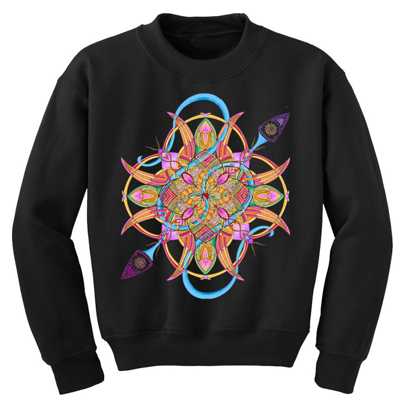 Mandala T  Shirt Tailed Mandala T  Shirt Youth Sweatshirt | Artistshot