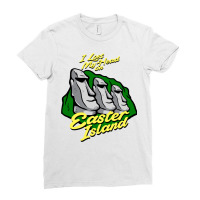 I Lost My Head On Easter Island Ladies Fitted T-shirt | Artistshot