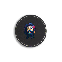 Godfather Of Rap Round Leatherette Patch | Artistshot