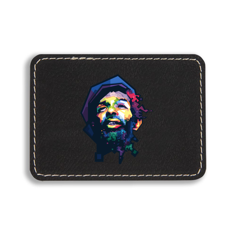 Godfather Of Rap Rectangle  Leatherette Patch | Artistshot