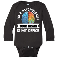 Psychologist (4) Long Sleeve Baby Bodysuit | Artistshot