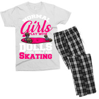 Skateboard Girl Longboard Sk8ing Sk8 Halfpipe Men's T-shirt Pajama Set | Artistshot