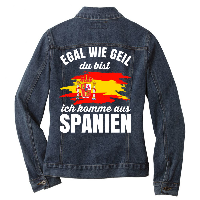 Spain Tshirt Andalusia Spain Matador (2) Ladies Denim Jacket | Artistshot