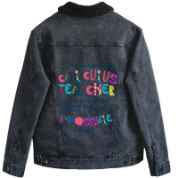 An Awesome Calculus Teacher Gift Idea   Impossible Unisex Sherpa-lined Denim Jacket | Artistshot