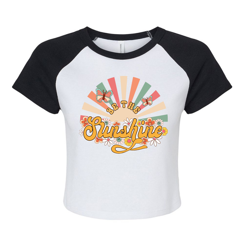 Be The Sunshine Sublimation Raglan Crop Top by hernanadez | Artistshot