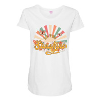 Be The Sunshine Sublimation Maternity Scoop Neck T-shirt | Artistshot