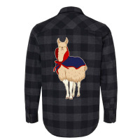 Cute Vampire Llama Halloween Funny Vampire Llama Flannel Shirt | Artistshot