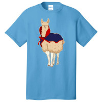 Cute Vampire Llama Halloween Funny Vampire Llama Basic T-shirt | Artistshot