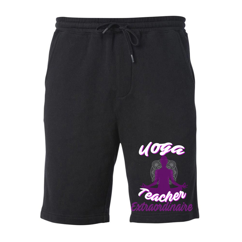 Cute Yoga Teacher Extraordinaire Yoga Leader Fleece Short by the perfect present | Artistshot