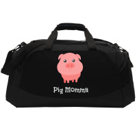 Cute Pig Momma Girl Pet Piglet Owner Mommy Mama Active Duffel | Artistshot