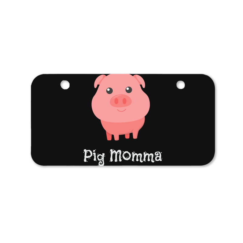 Cute Pig Momma Girl Pet Piglet Owner Mommy Mama Bicycle License Plate | Artistshot