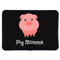 Cute Pig Momma Girl Pet Piglet Owner Mommy Mama Rectangle Patch | Artistshot