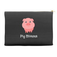 Cute Pig Momma Girl Pet Piglet Owner Mommy Mama Accessory Pouches | Artistshot