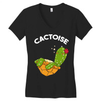 Cute   Funny Cactoise Cactus Tortoise Combined Women's V-neck T-shirt | Artistshot