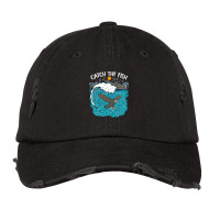 Catch The Fish Vintage Cap | Artistshot