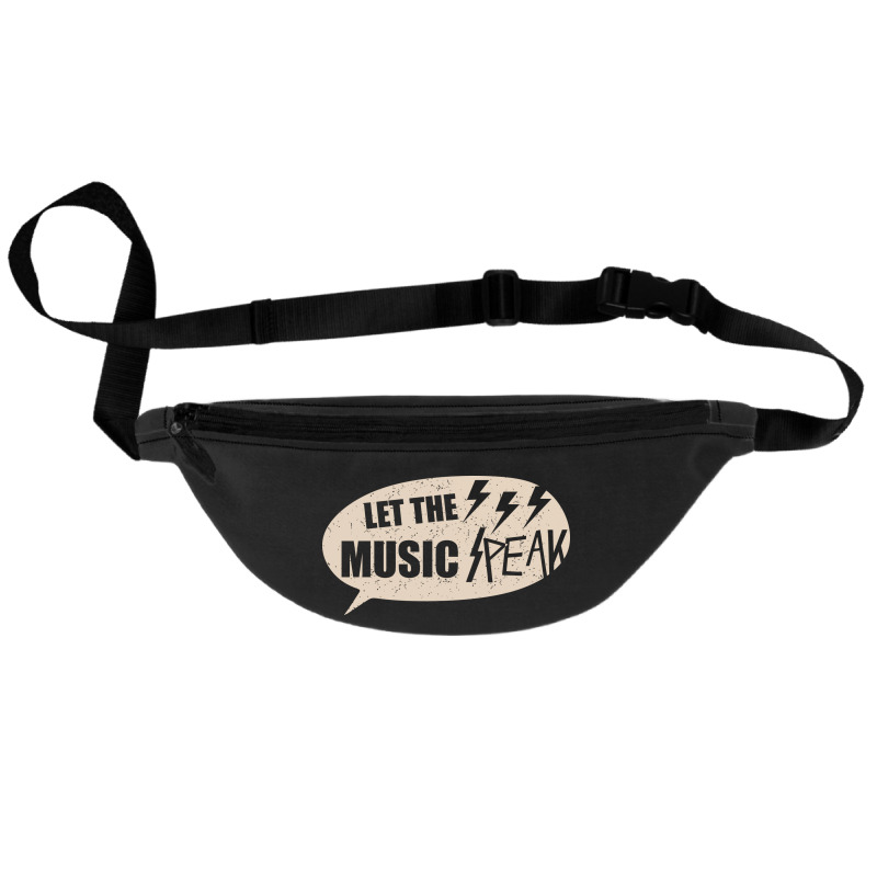 Let The Music Speak Fanny Pack | Artistshot