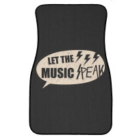 Let The Music Speak Front Car Mat | Artistshot