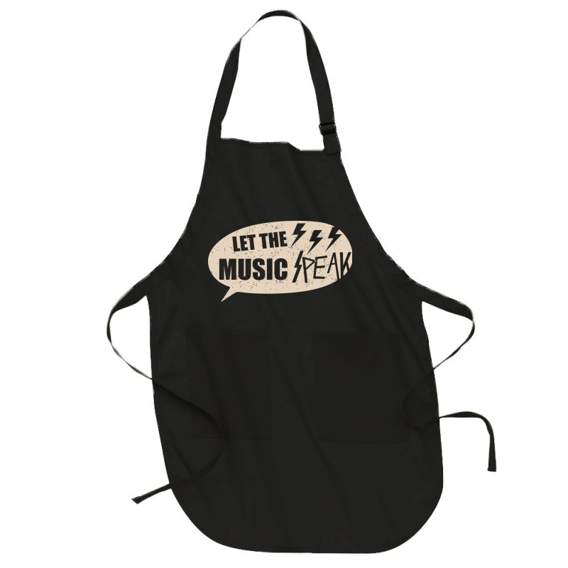 Let The Music Speak Full-length Apron | Artistshot