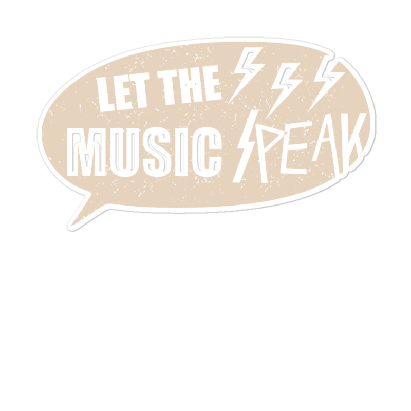 Let The Music Speak Sticker | Artistshot