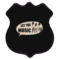 Let The Music Speak Shield Patch | Artistshot