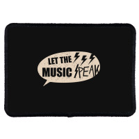 Let The Music Speak Rectangle Patch | Artistshot