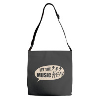 Let The Music Speak Adjustable Strap Totes | Artistshot