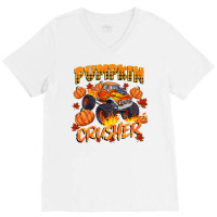 Pumpkin Crusher V-neck Tee | Artistshot