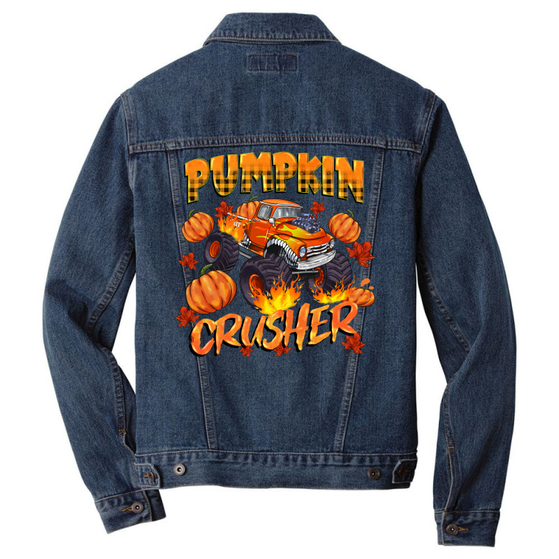 Pumpkin Crusher Men Denim Jacket by Neo Western | Artistshot