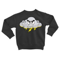 Angry Cloud With Lightning Thunderstorm Weather (2 Toddler Sweatshirt | Artistshot