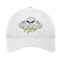 Angry Cloud With Lightning Thunderstorm Weather (2 Adjustable Cap | Artistshot