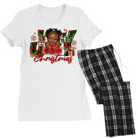 Christmas Joy Black Women's Pajamas Set | Artistshot