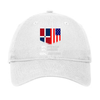 50 Dominican 50 American 100 Awesome Immigrant Adjustable Cap | Artistshot