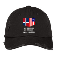 50 Dominican 50 American 100 Awesome Immigrant Vintage Cap | Artistshot