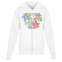 Find Time To Open Your Mind Sublimation Youth Zipper Hoodie | Artistshot