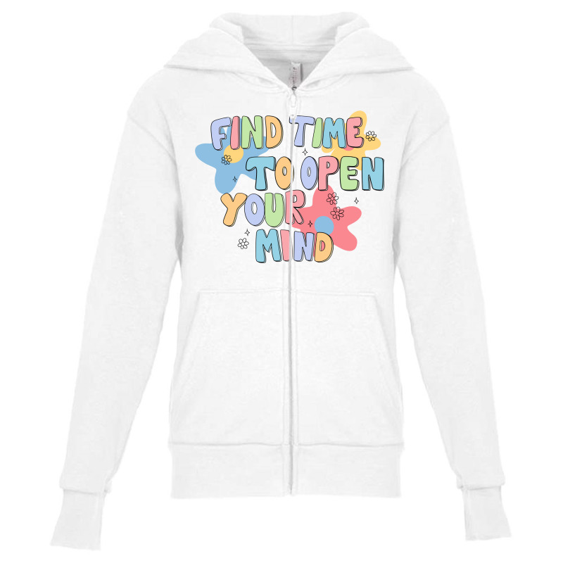 Find Time To Open Your Mind Sublimation Youth Zipper Hoodie | Artistshot