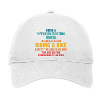 Being A Infection Control Nurse Adjustable Cap | Artistshot