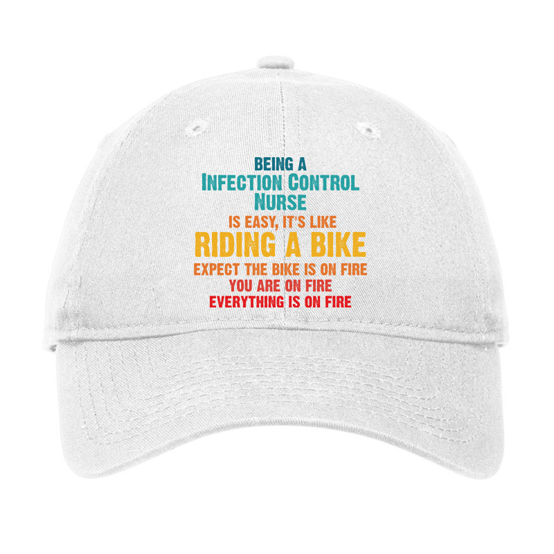 Being A Infection Control Nurse Adjustable Cap | Artistshot