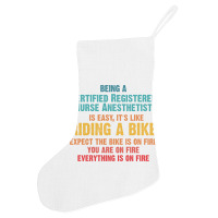 Being A Certified Registered Nurse Anesthetist Holiday Stocking | Artistshot