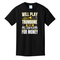 Trombone Orchestra Gift For Instrument Friends Who Basic Youth T-shirt | Artistshot