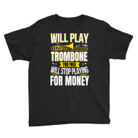 Trombone Orchestra Gift For Instrument Friends Who Youth Tee | Artistshot