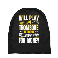 Trombone Orchestra Gift For Instrument Friends Who Baby Beanies | Artistshot