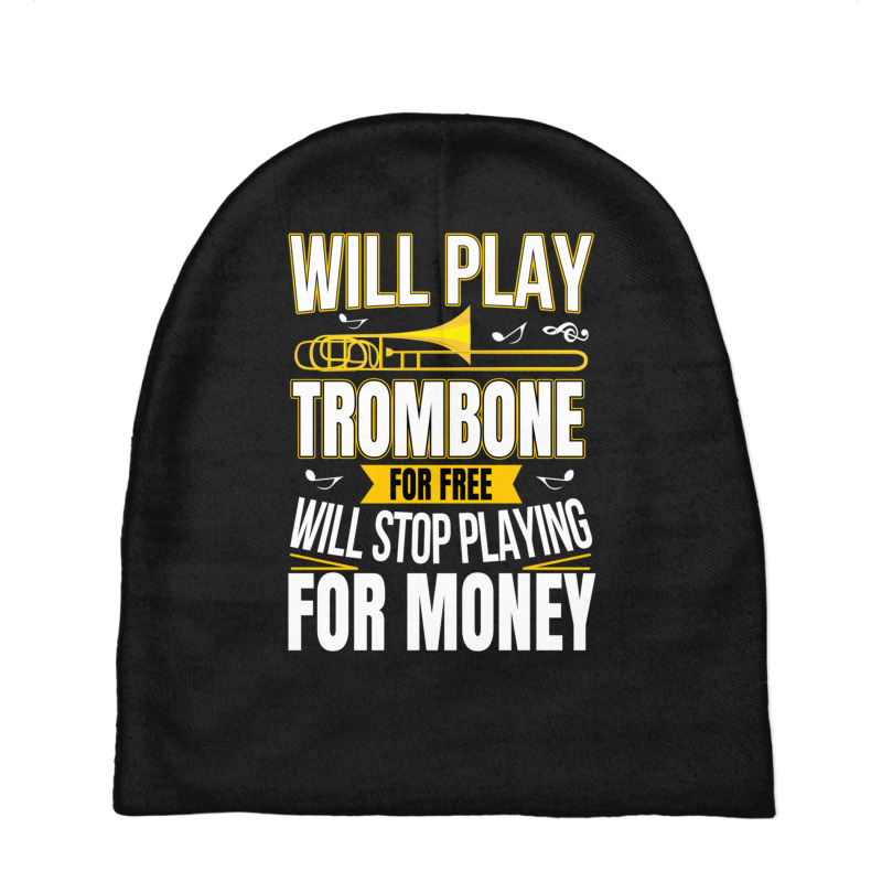 Trombone Orchestra Gift For Instrument Friends Who Baby Beanies by ChuArt. | Artistshot