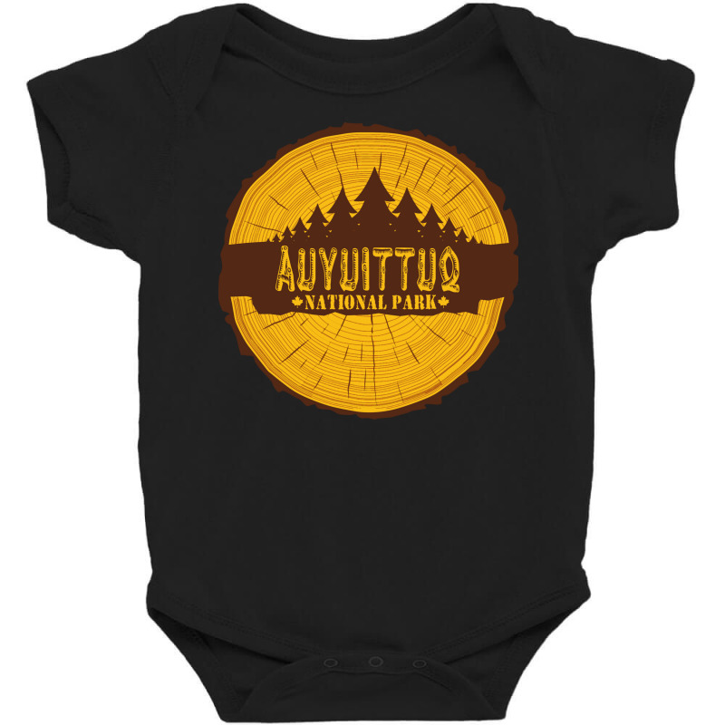 Auyuittug National Park Annual Ring Baby Bodysuit by RozakArt | Artistshot