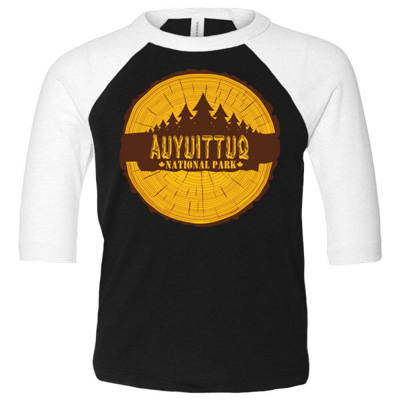 Auyuittug National Park Annual Ring Toddler 3/4 Sleeve Tee by RozakArt | Artistshot