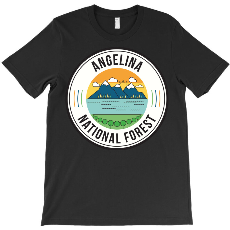 Angelina National Forest Retro Sign T-Shirt by RozakArt | Artistshot