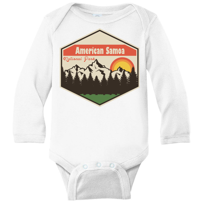 American Samoa National Park New Long Sleeve Baby Bodysuit | Artistshot