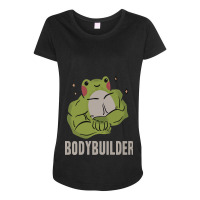 Bodybuilder Frog Maternity Scoop Neck T-shirt | Artistshot