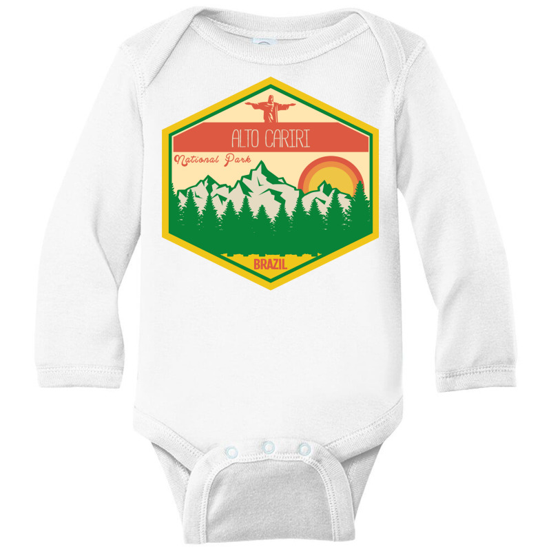 Alto Cariri National Park ,retro Long Sleeve Baby Bodysuit by RozakArt | Artistshot