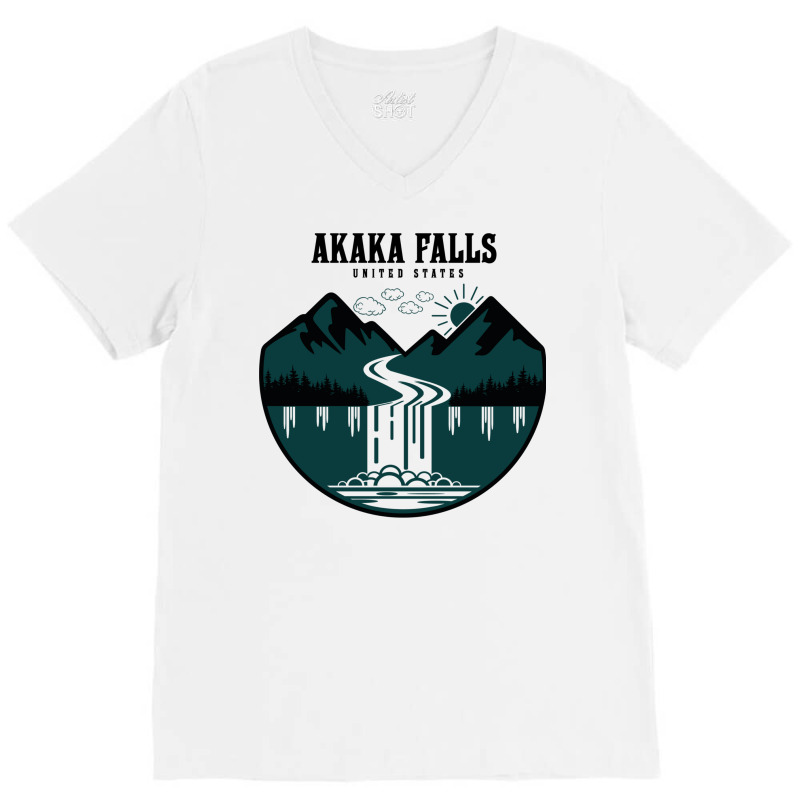 Akaka Falls United States V-neck Tee | Artistshot