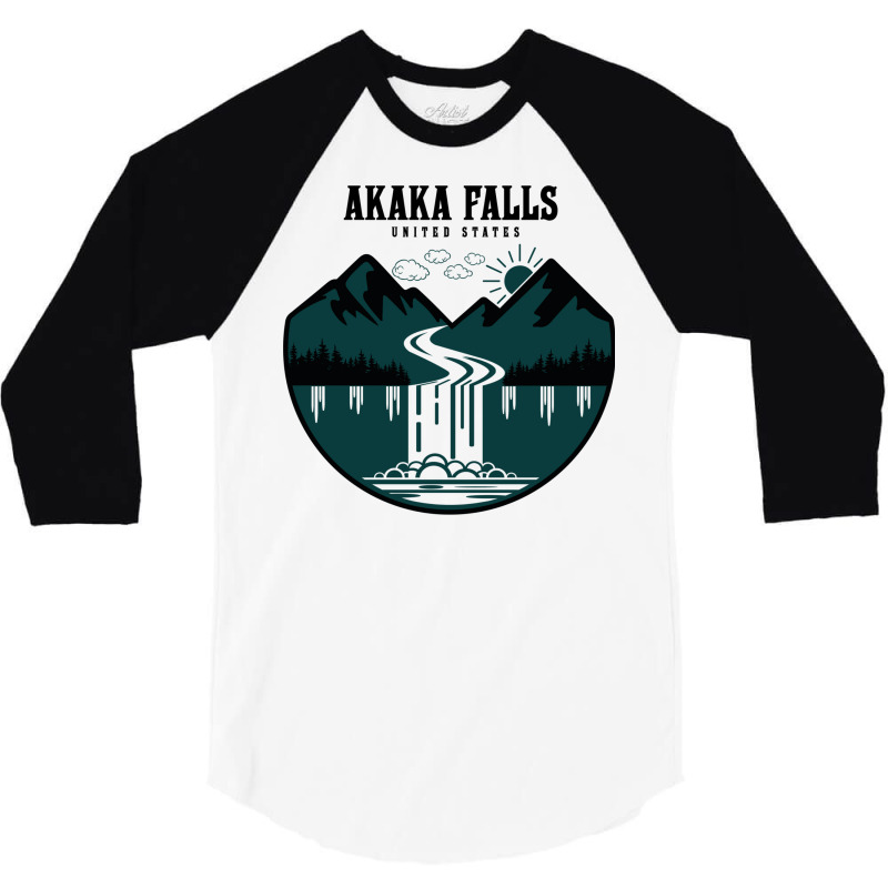 Akaka Falls United States 3/4 Sleeve Shirt | Artistshot